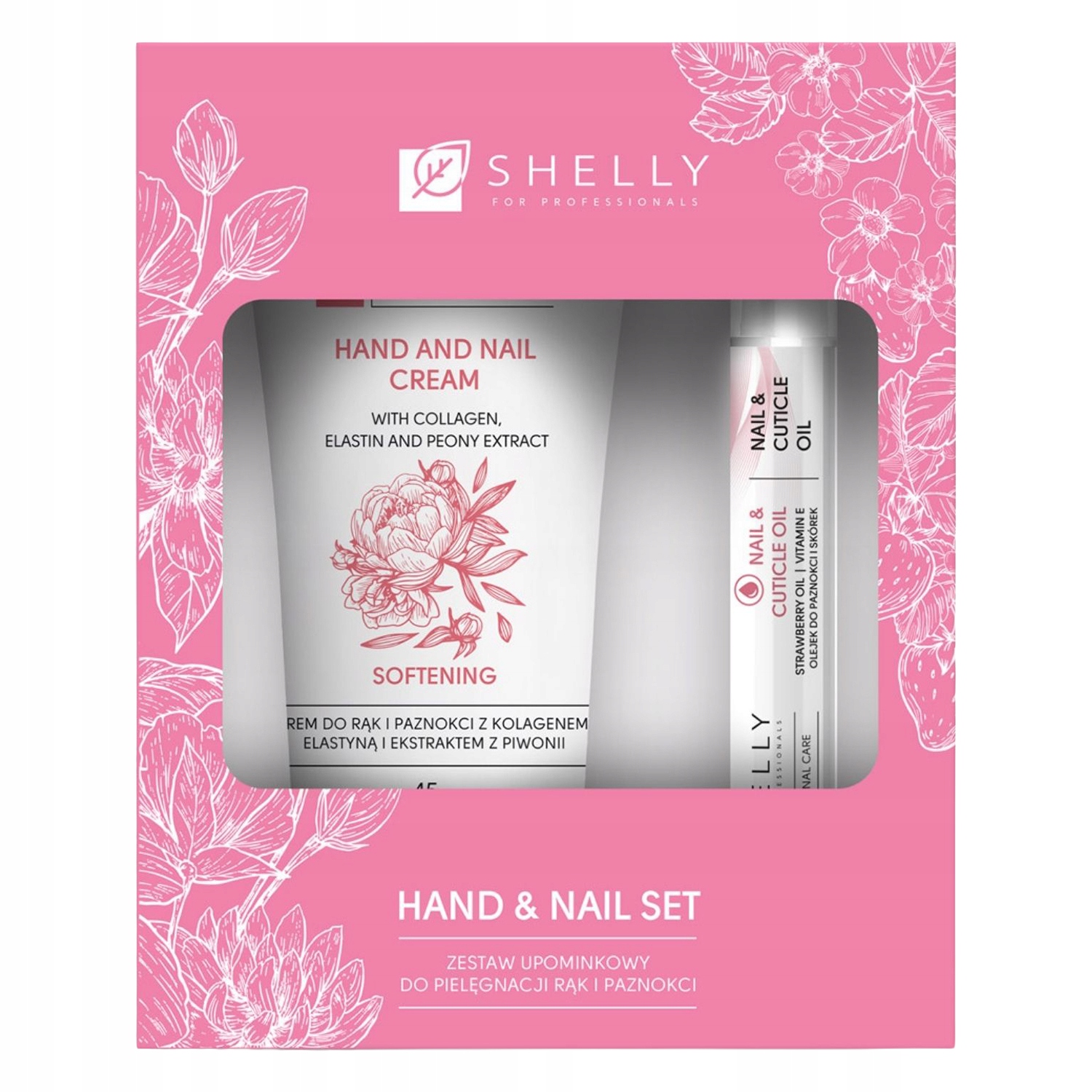 Regenerační a vyživující sada na ruce a nehty Shelly Hand and Nail Set