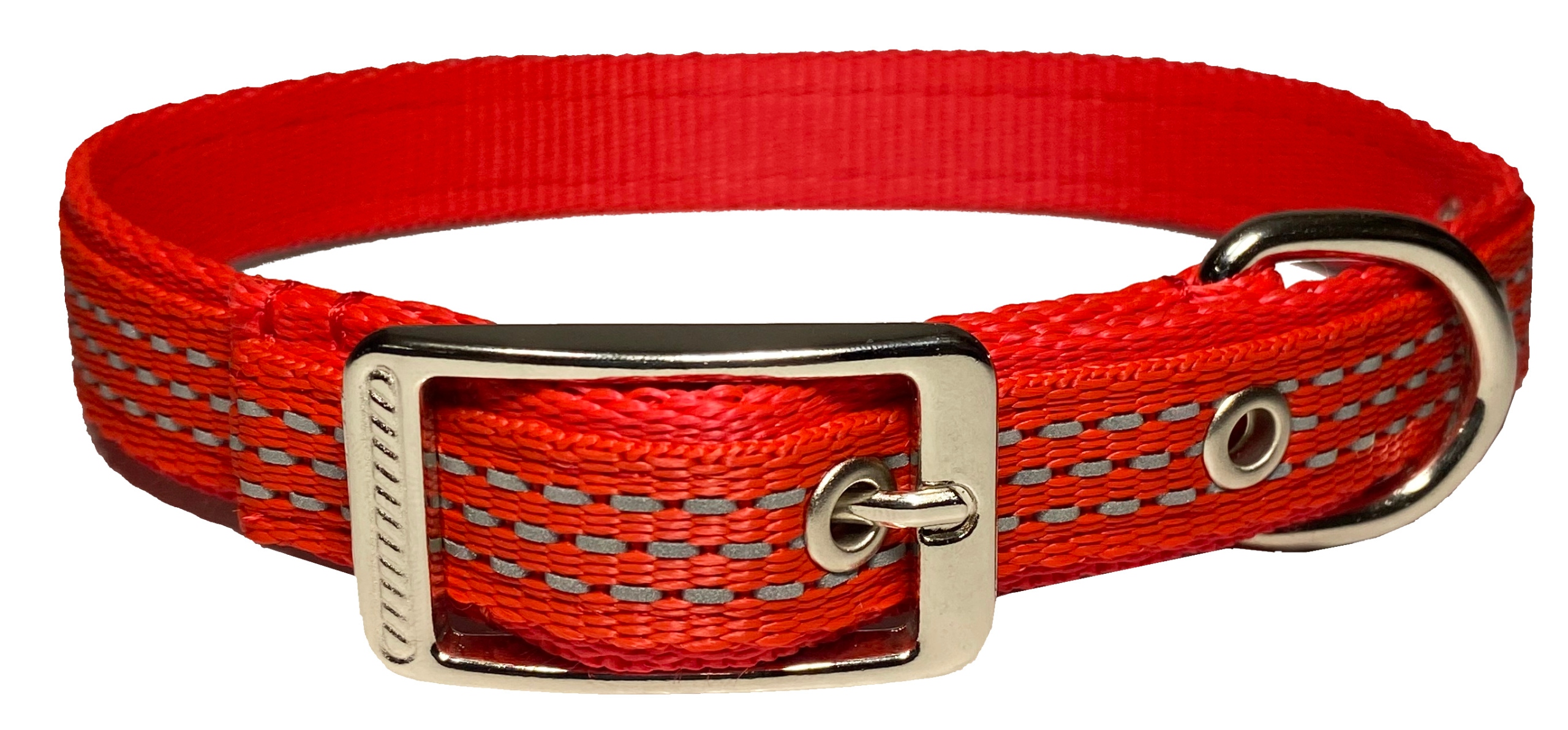 

Mocna Obroża Podwójnie Szyta Odblask 40-50CM/20MM