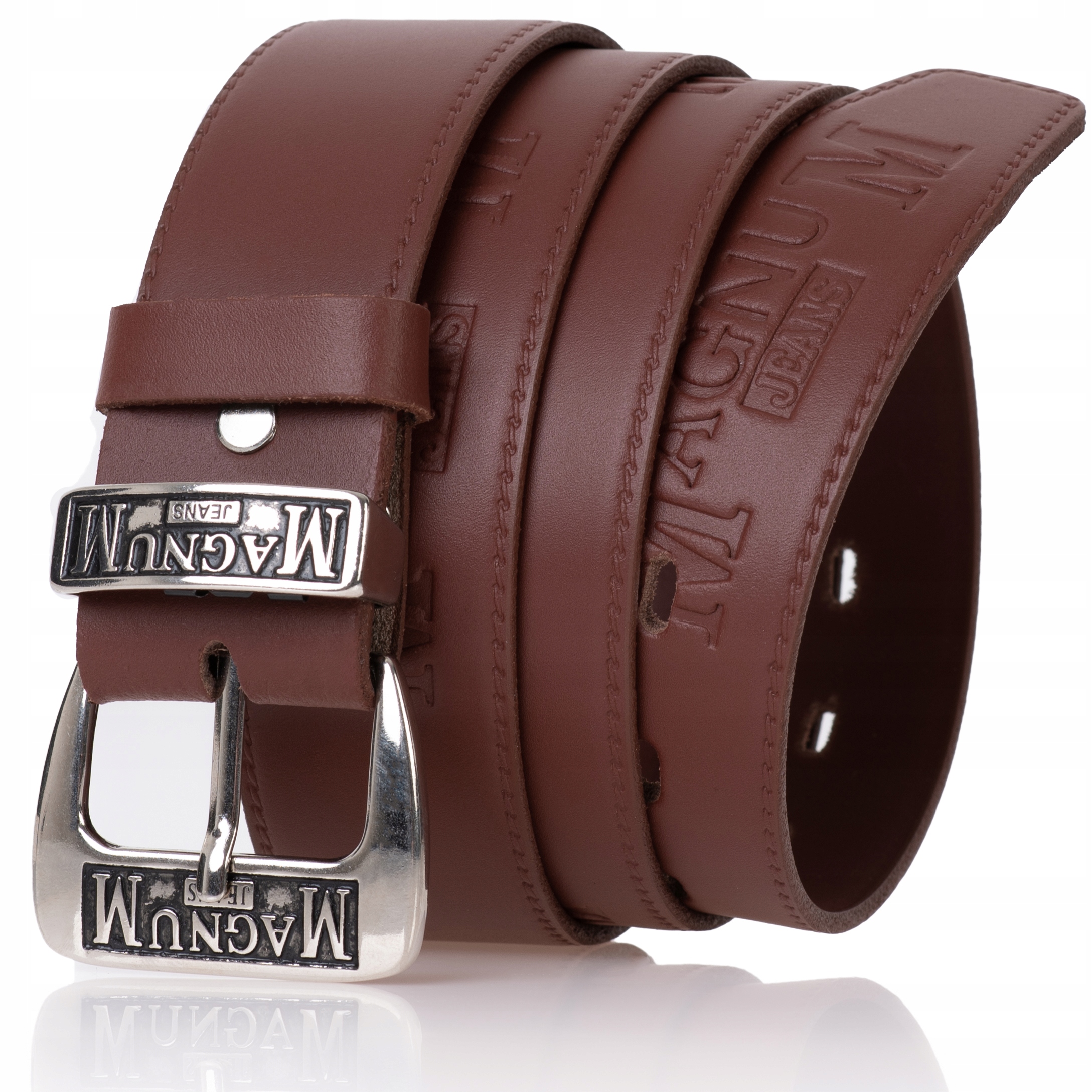 

Sepher Pasek skórzany Magnum męski Brązowy spodni