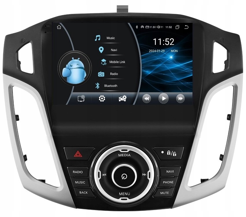 Rádio 2DIN Navigace Android Ford Focus MK3 3 II 2/32 Gb Dsp Carplay Lte