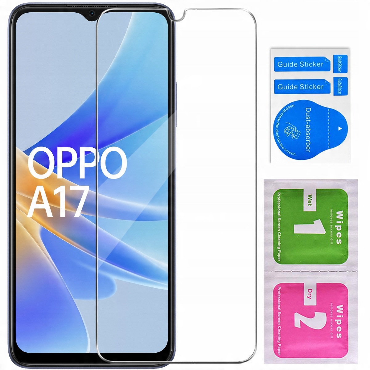 

Szkło Hartowane 9H Szybka do Oppo A17