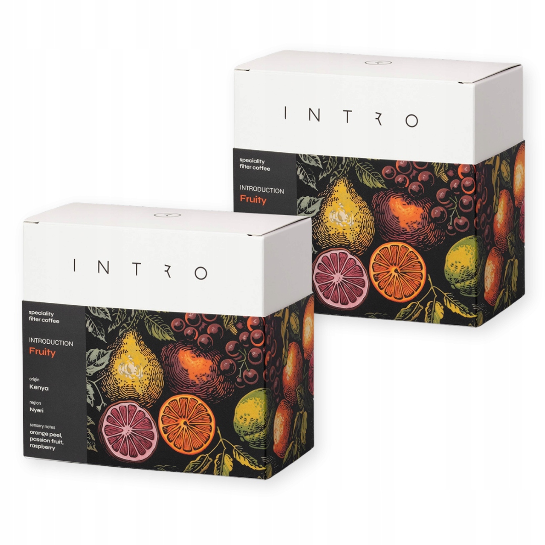 Levně Káva 2x250g Fruity Keňa, filtrovaná káva z jednoho zdroje Intro