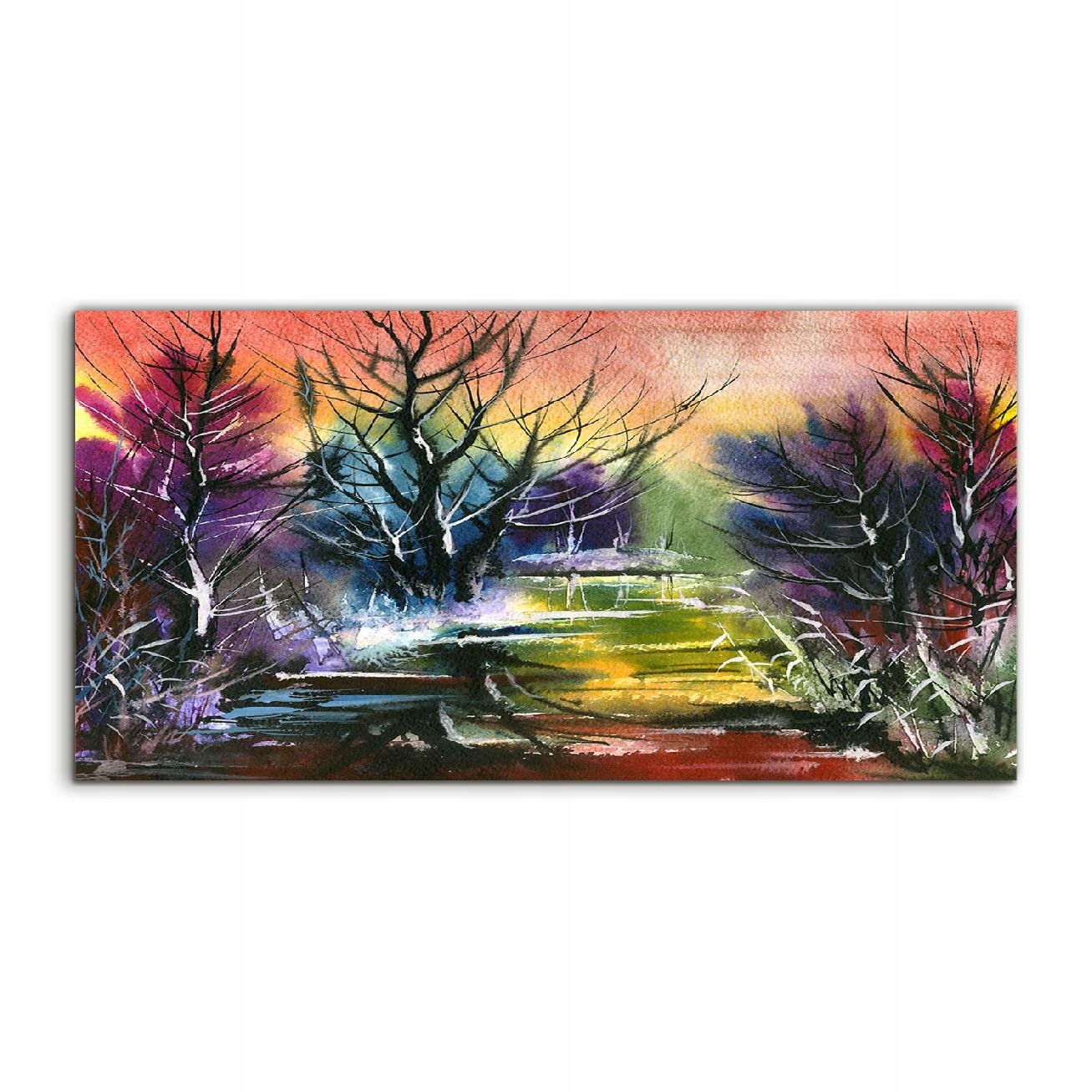 

Fotoobraz 120x60 z nadrukiem Krajobraz Las Drzewa