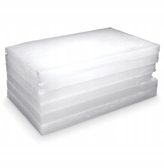 Parafina do świec biała czysta do odlewu robienia świec wosk 1kg