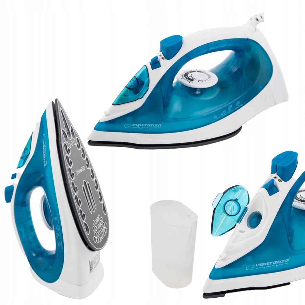 Żelazko Parowe Ceramiczne Samoczyszczące 2200W Mocne Prasowanie Pionowe-Zdjęcie-0