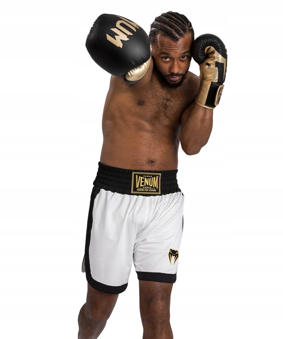 spodenki bokserskie venum classic L Biały/czarny
