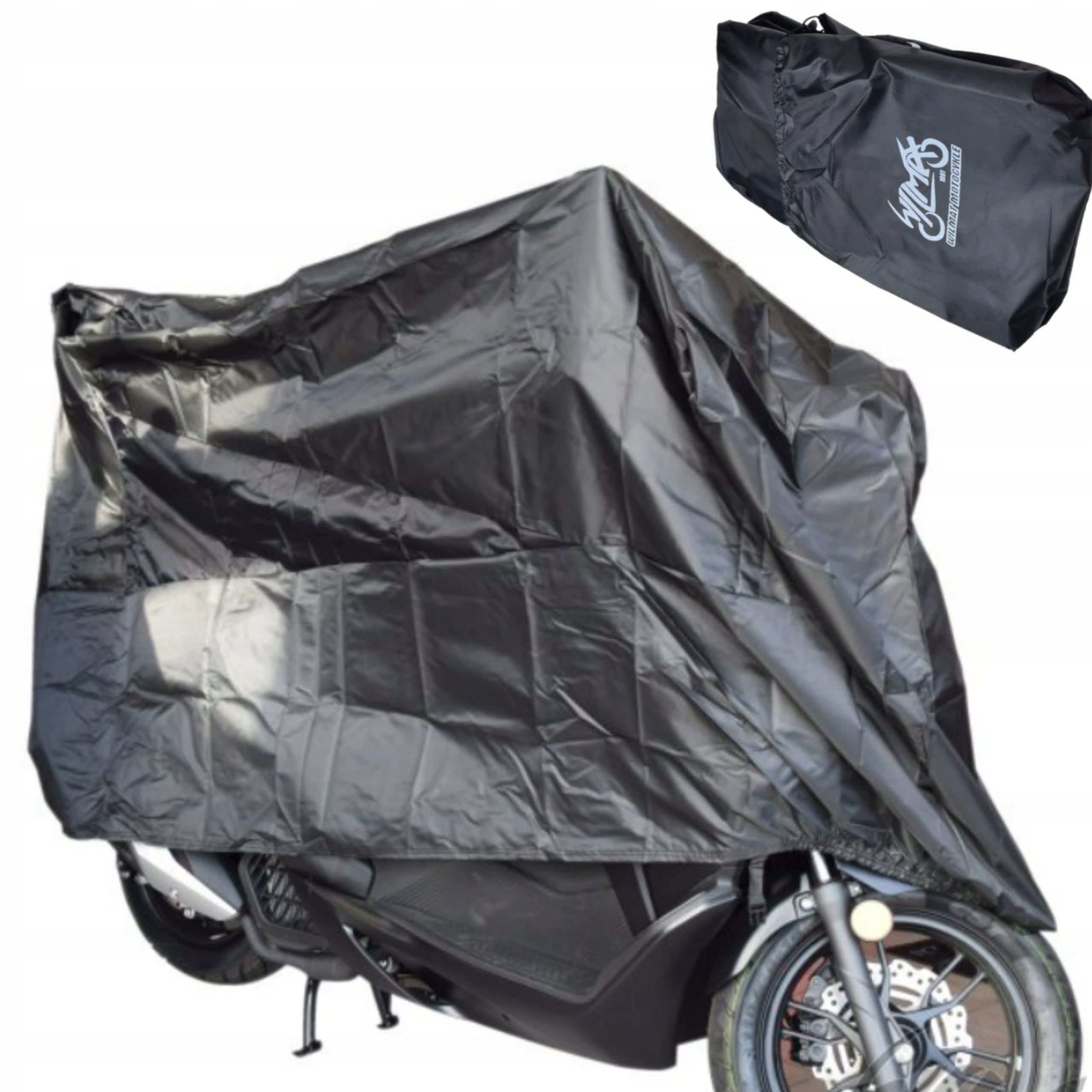 Obal Na Motocykl Jednokolový 265x105x125 cm Oxford 420D Černý