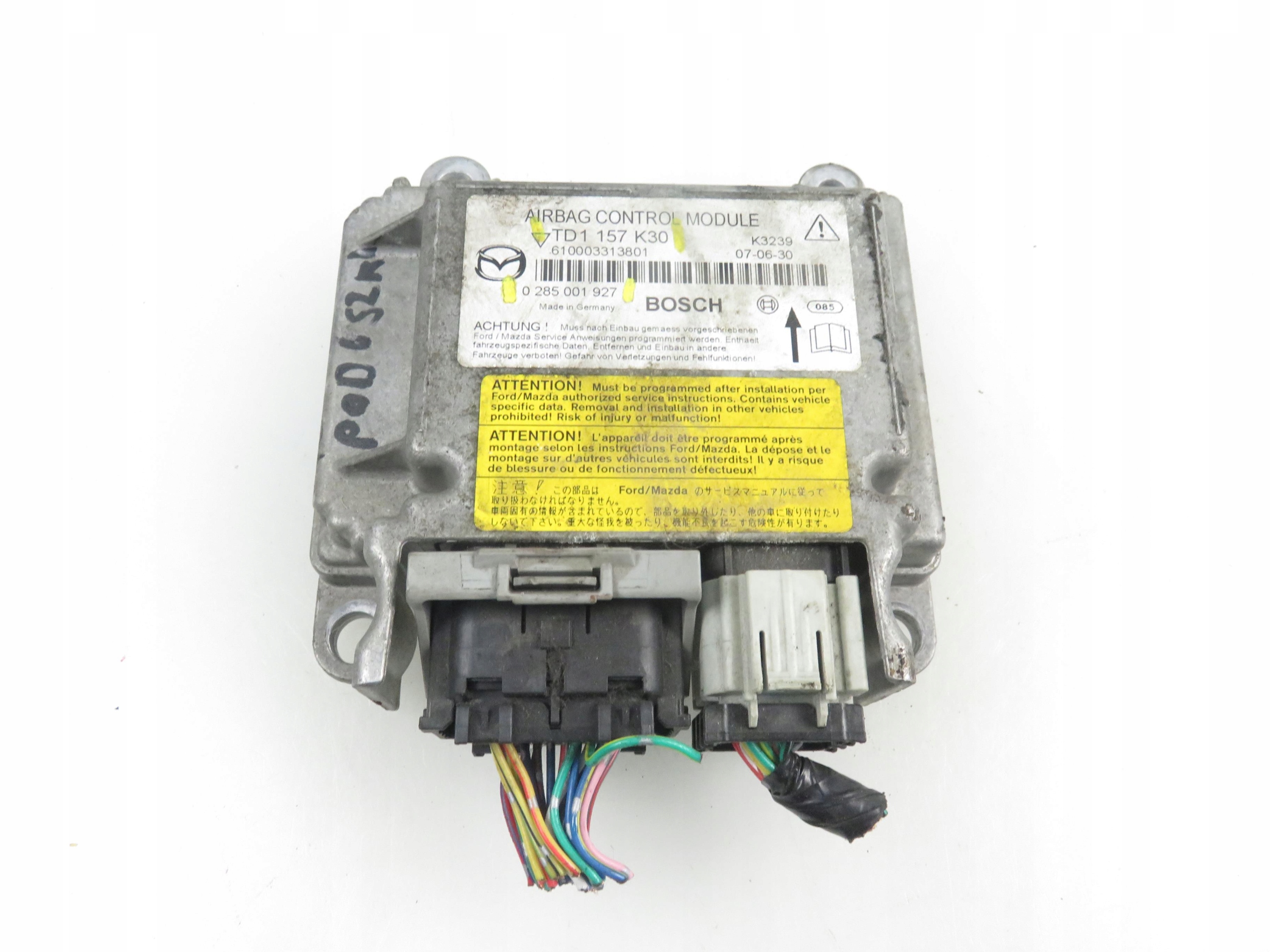 МОДУЛЬ ПОДУШКИ БЕЗОПАСНОСТИ MAZDA CX - 9 (ТБ) TD1157K30 0285001327