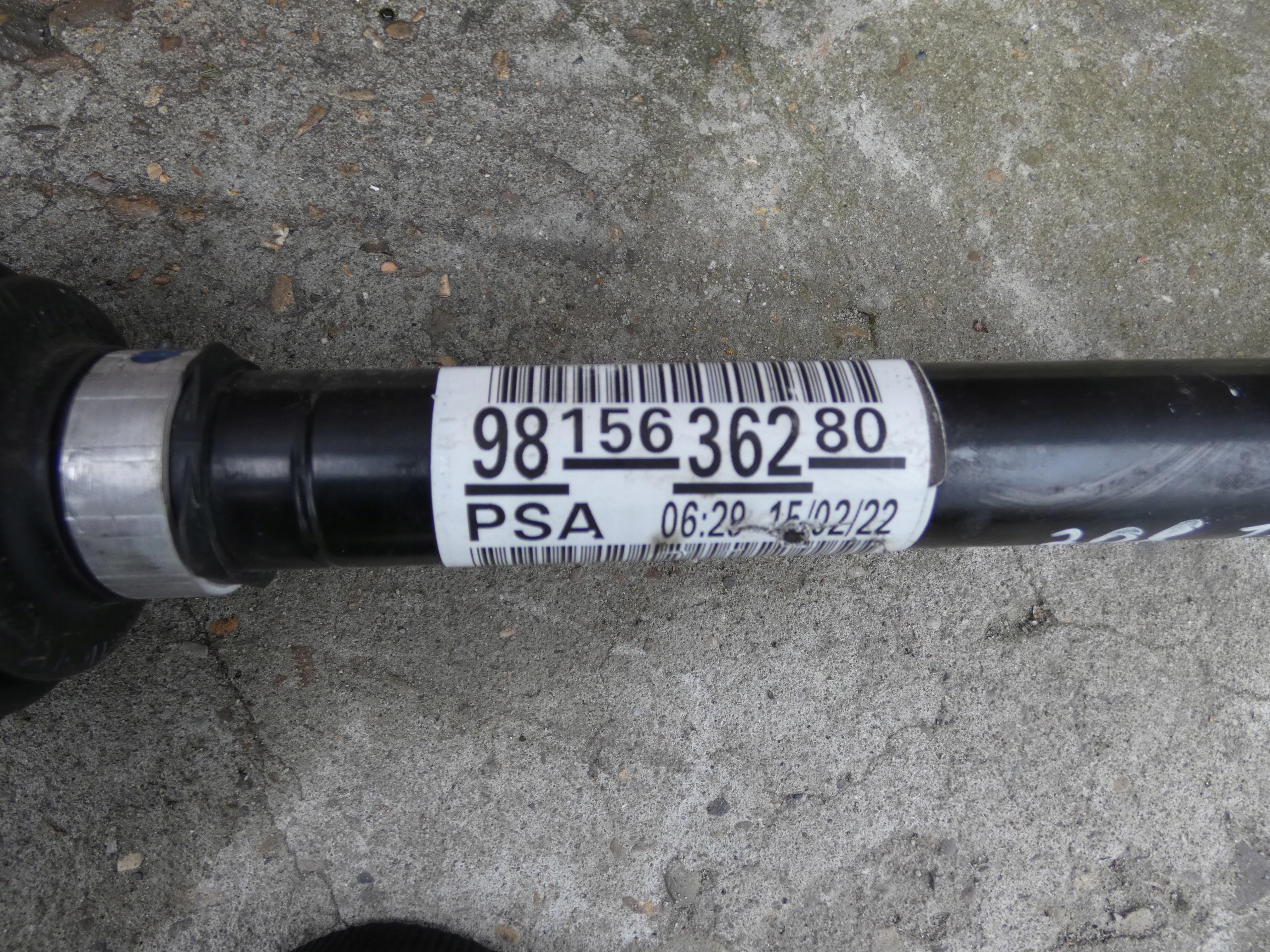 Peugeot 308 T10 III 1.2 THP semi-axis front front right 9815636280