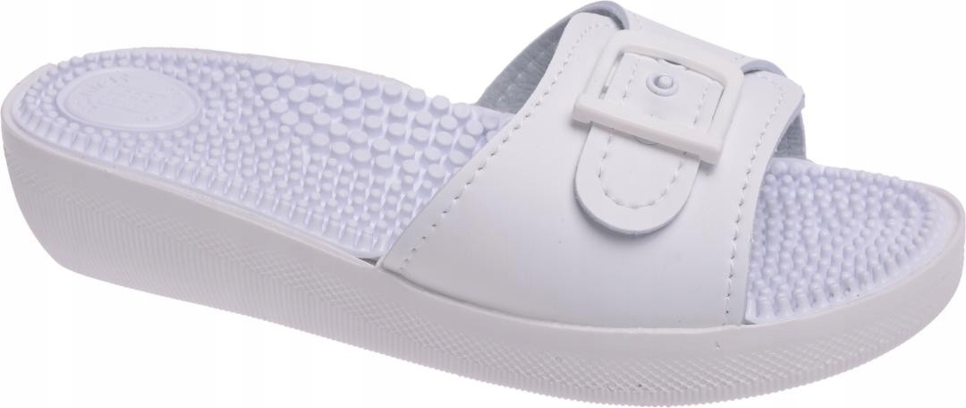 

Klapki Profilaktyczne Fakirki 1 Pasek białe 37