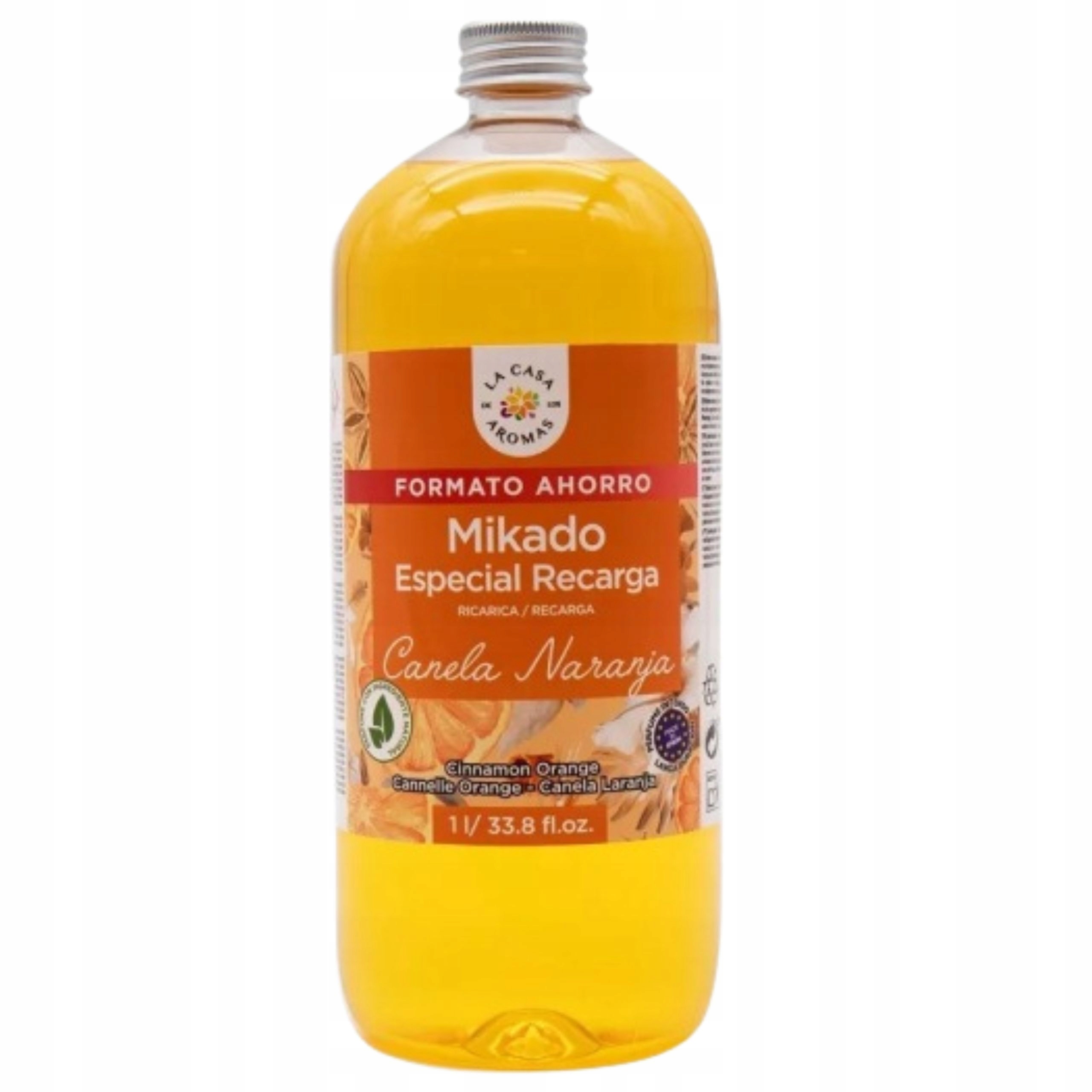 La Casa De Los Aromas Intenso Płyn zapachowy Cynamon Pomarańcza 1000ml