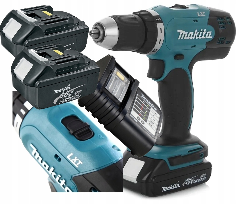 

Makita Wiertarko Wkrętarka 2 x Aku 18V 42Nm 2 Bieg