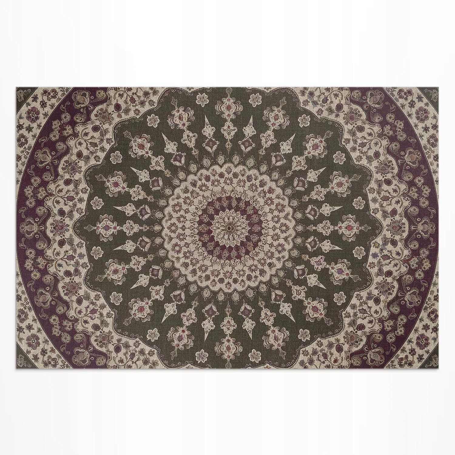 Vinylový koberec Vodotesný Uv Aztécke mandaly vo vintage štýle 150 x 100 cm