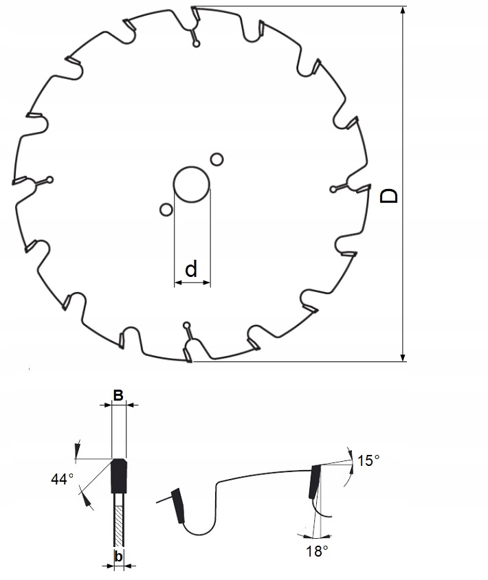 Piła tarcza do drewna budowlanego opałowego 350 mm Stan opakowania oryginalne