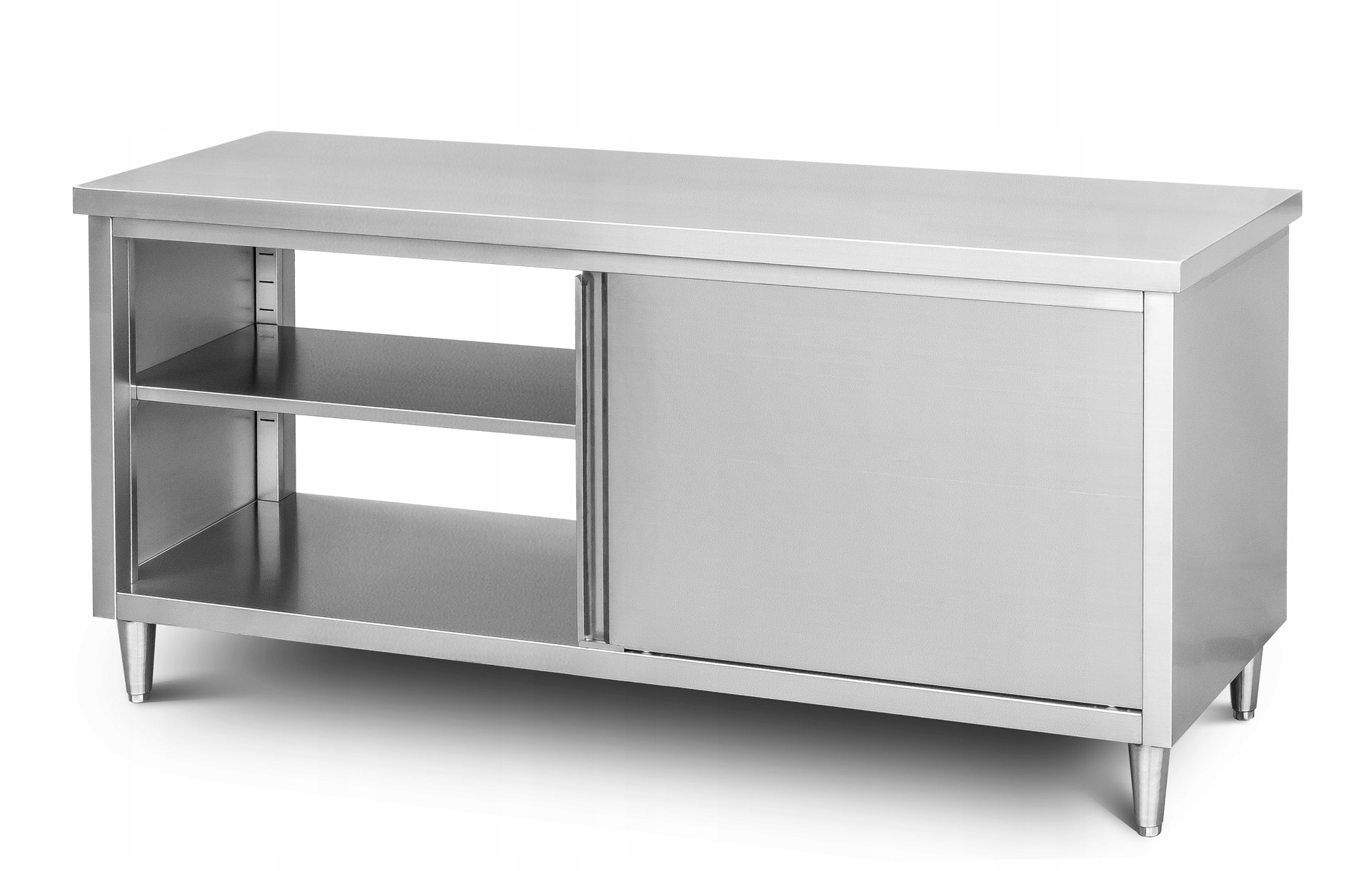 STÓŁ ROBOCZY SZAFKA PRZELOTOWA WYSPA INOX 180cm FV Szerokość produktu 180 cm