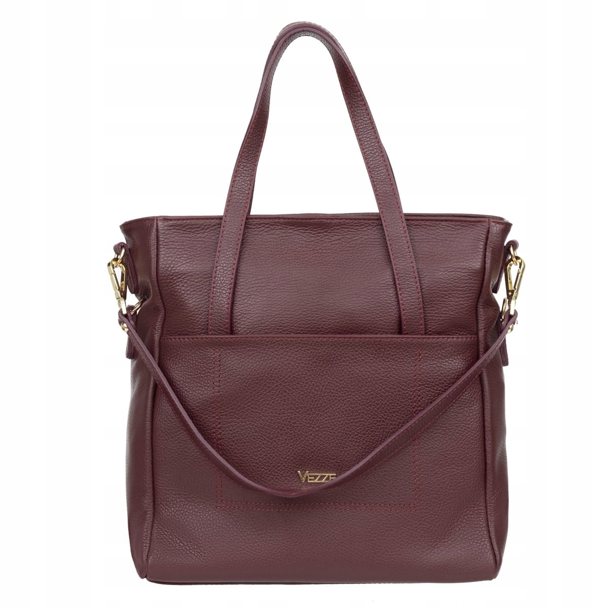 Dámská kožená taška Vezze Taliana Bordó
