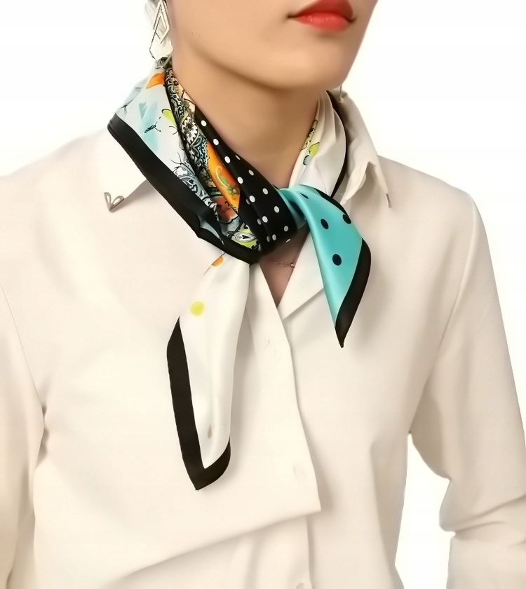 100% JEDWAB MARKOWA APASZKA CHUSTA JAKOŚĆ PREMIUM^ Marka LADORENA