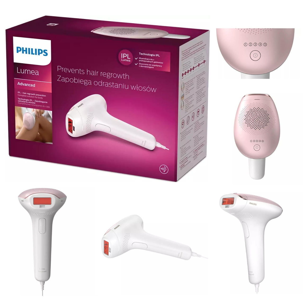 Depilator świetlny Ipl Philips Lumea Advanced Sc 1994/00 Ipl 7000