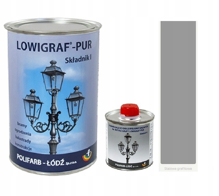 LOWIGRAF PUR Em poliuret. 0,8l STAL-GRAF + utw gł.