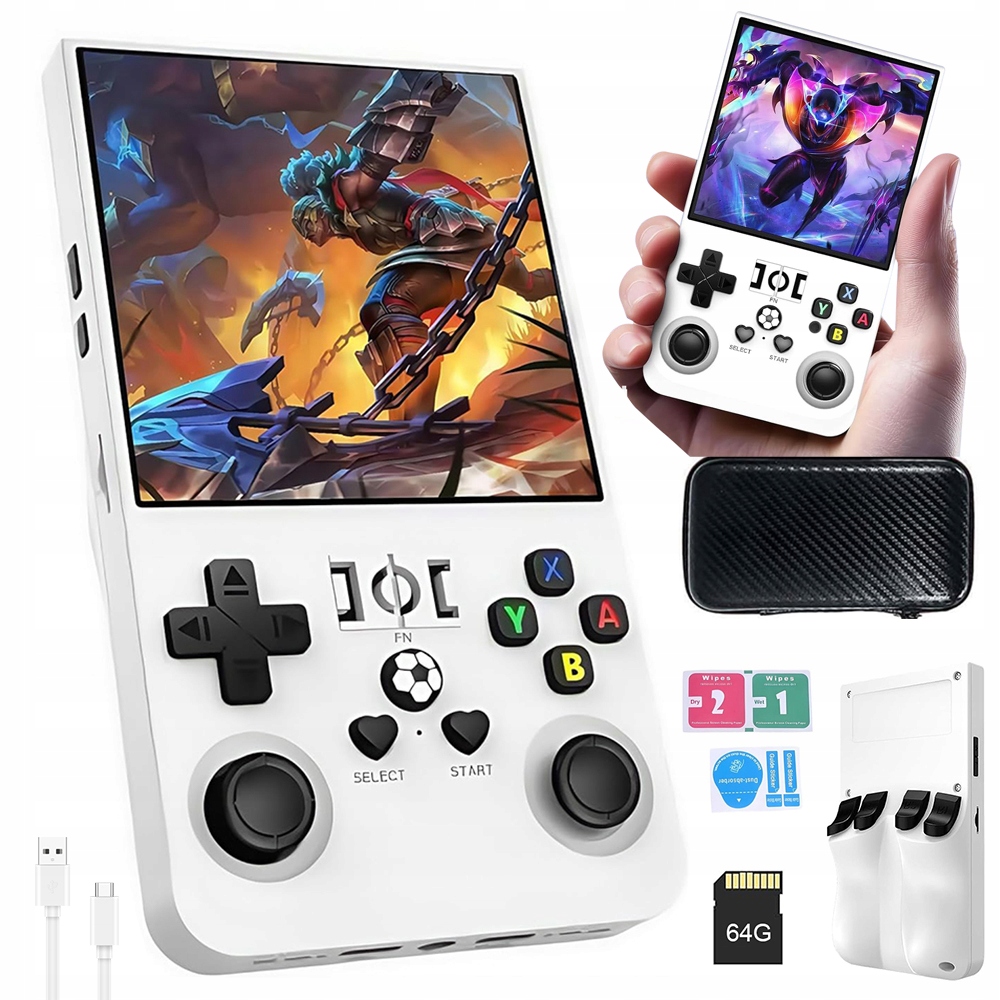 Mobilna Konsola Do Gier Retro 64GB 4.0IN Ips Idealny Dla Gamerów