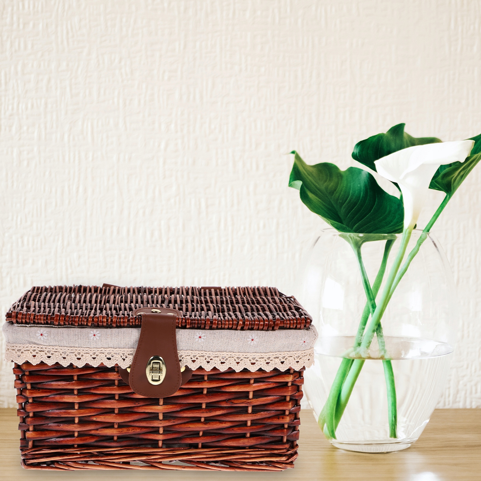 KOSZ DO PRZECHOWYWANIA SZAFY WIKLINOWEJ Marka bez marki