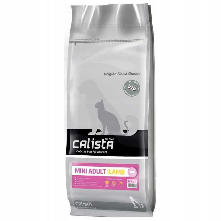 Calista Adult Sucha Karma Dla Psa Psów Małych Małe Rasy Jagnięcina 12kg