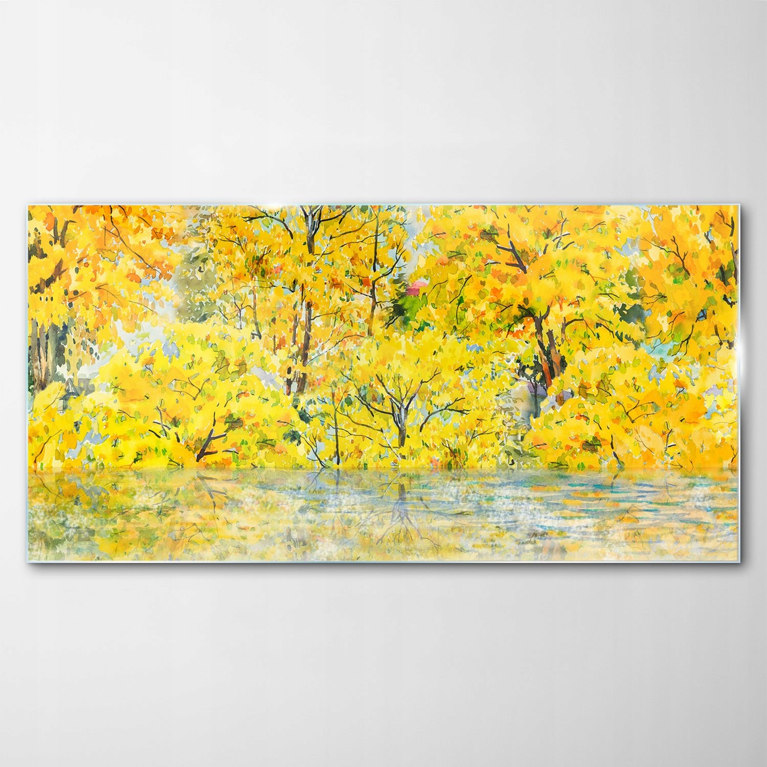 

Hartowany Obraz Szklany Akwarele Krajobraz 100x50