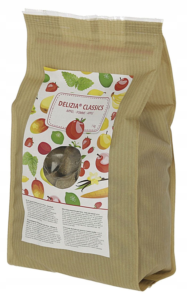 Delizia Classic przysmak dla koni 1kg jabłko