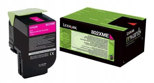 Toner Lexmark Toner 80C2XME 4K magenta CX510de/dhe/dthe 80C2XME červený