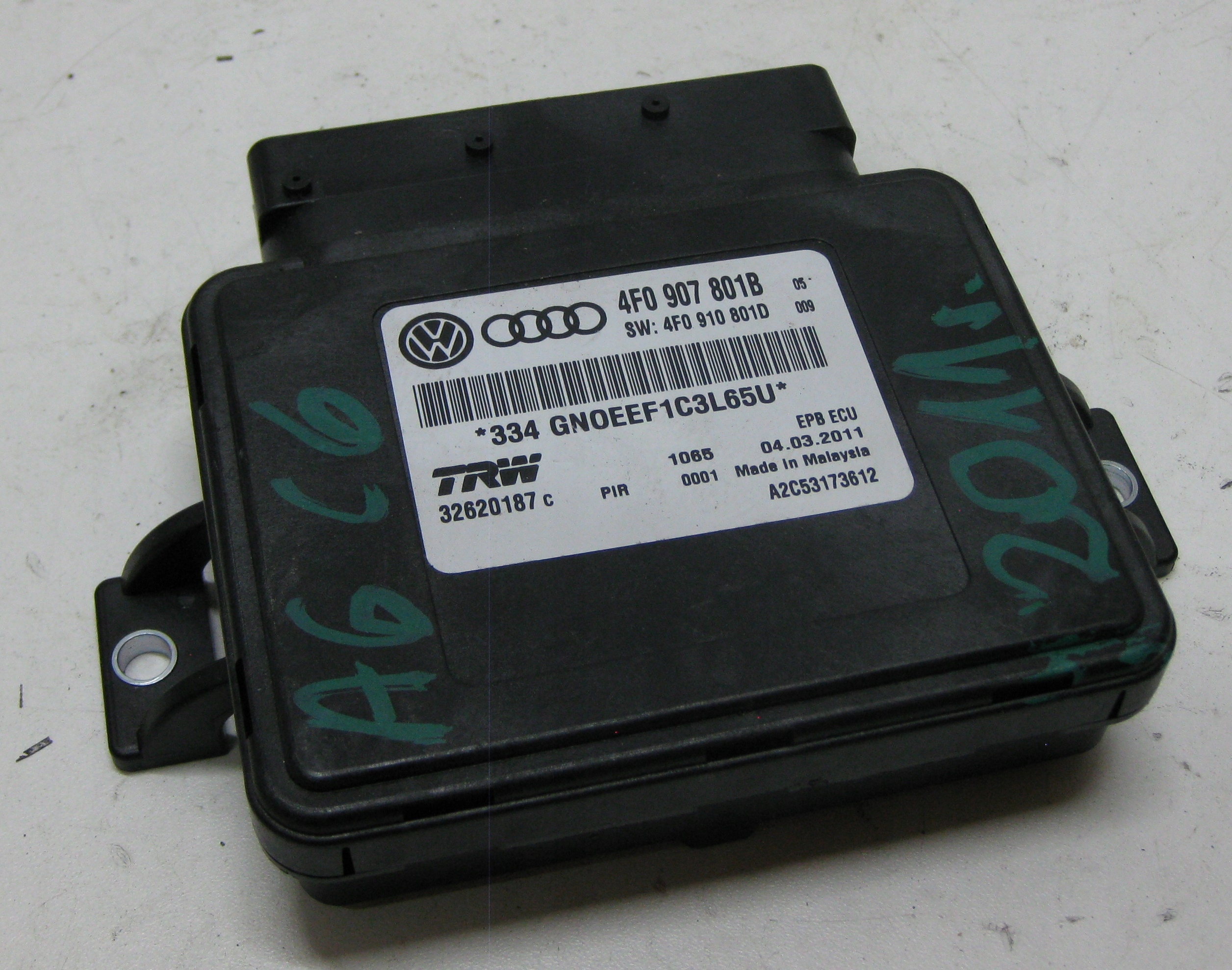 AUDI A6 C6 LIFT KOMBI module control unit electric brake 4F0907801B