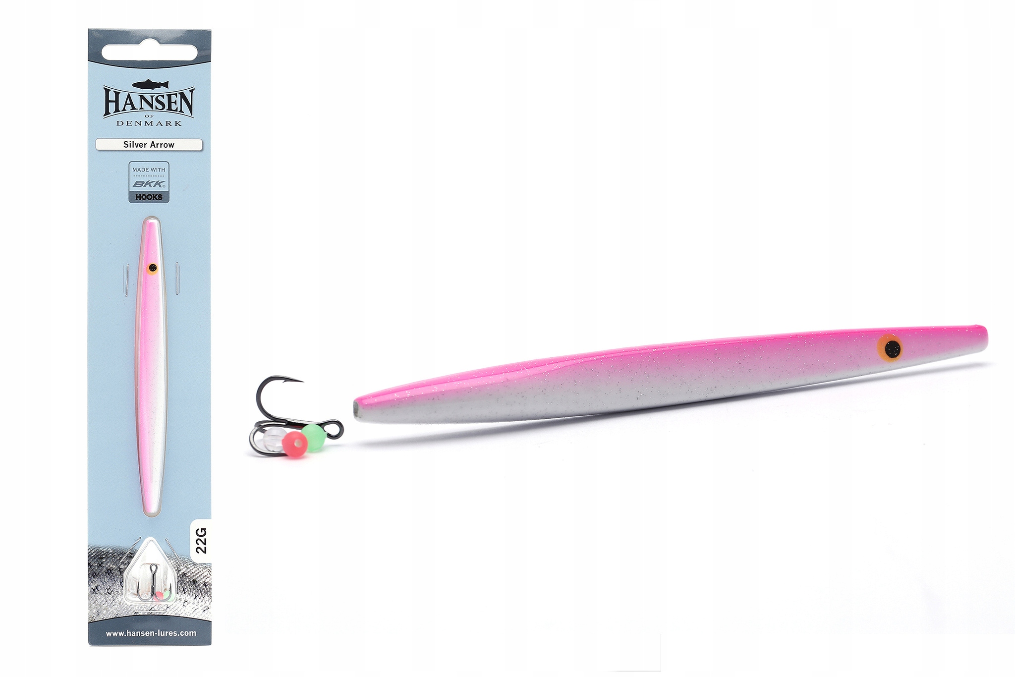 Przynęta Morska Hansen Silver Arrow 9,5cm/16g Pink White