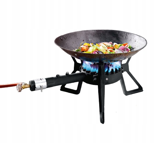 PALNIK GAZOWY TABORET ŻELIWNY KUCHENKA MOC 8 kW Model GRILLMEISTER Palnik gazowy żeliwny