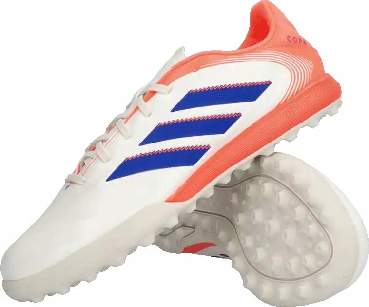 Pánské kopačky turfy Adidas Copa Pure III League Tf bílo-oranžové