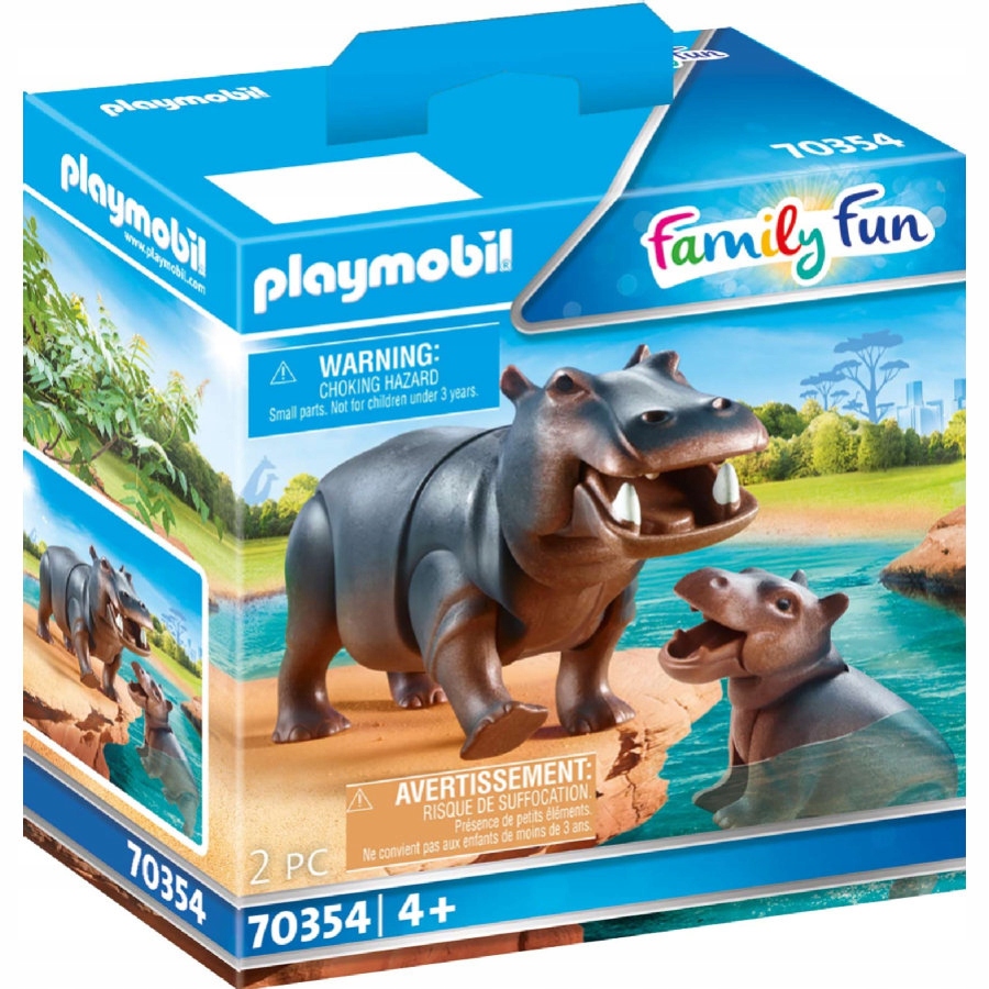 

Playmobil Hipopotamy 70354
