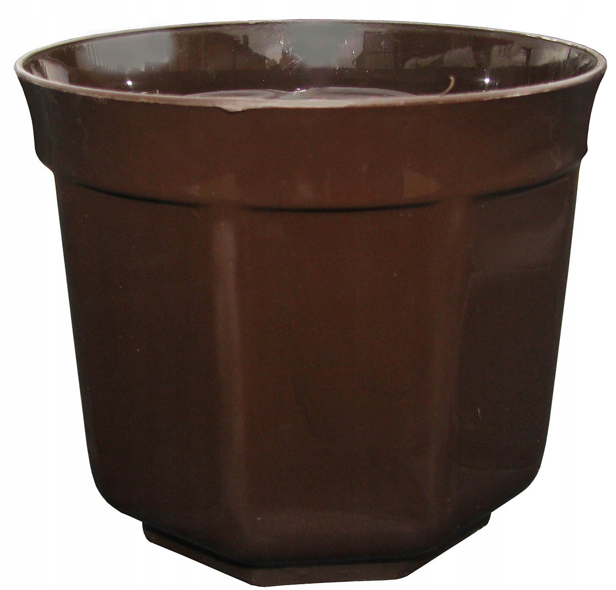 OSŁONKA 13 BRĄZOWA OZDOBNA DO DONICZEK