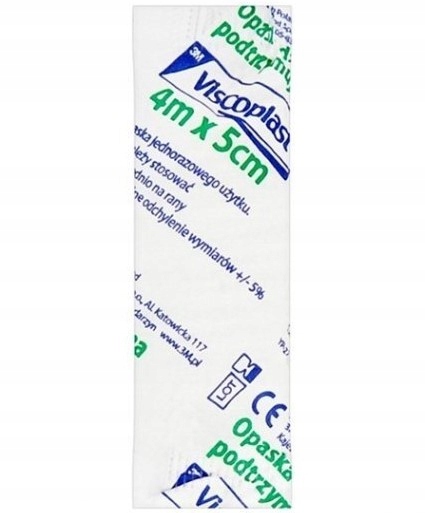 

Viscoplast Opaska dziana podtrzymująca 4m x 5cm