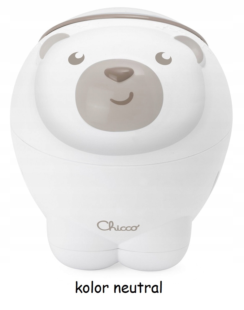 Chicco Projektor Miś polarny- Lampka projektor efekt zorzy polarnej melodie Rodzaj pozytywki