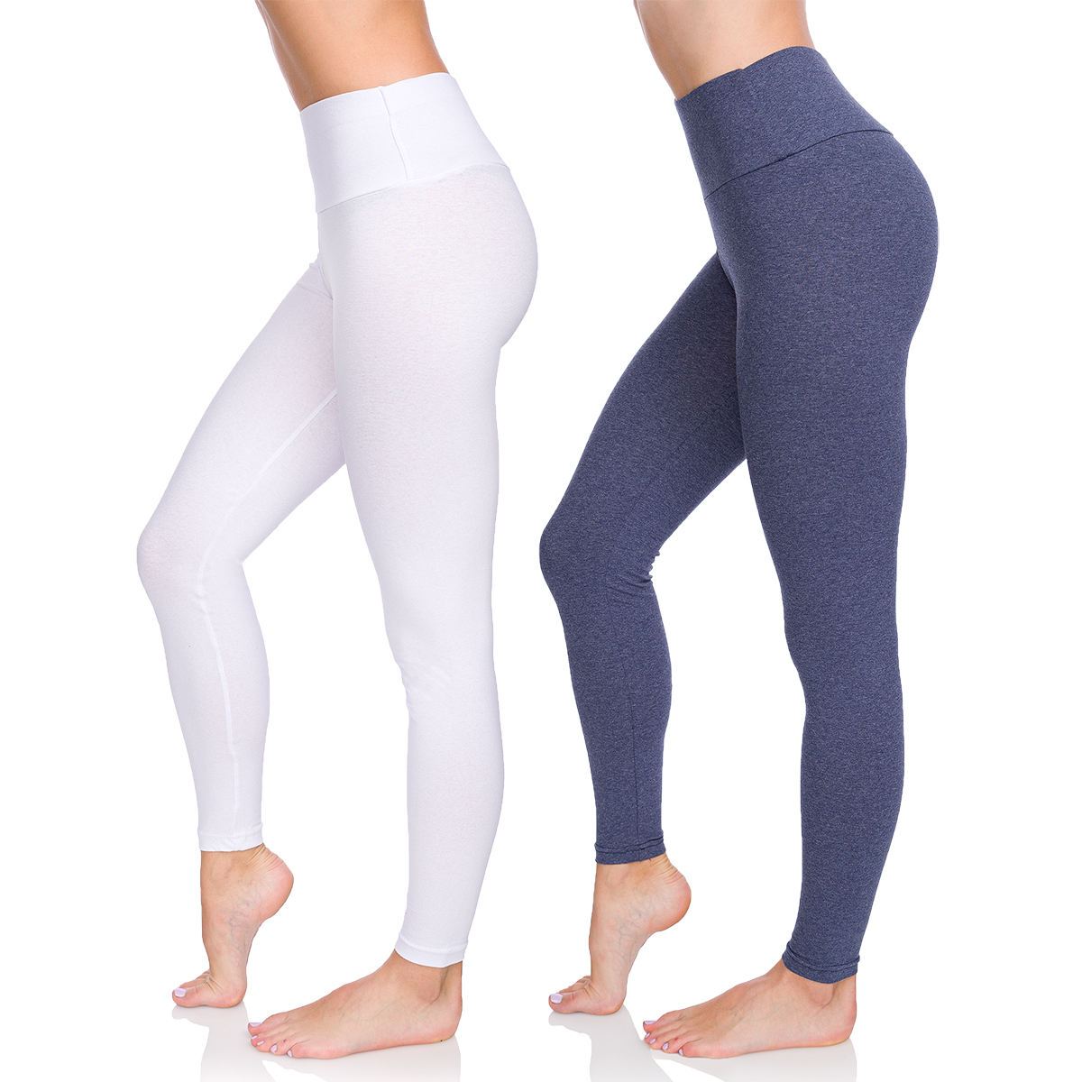 ZESTAW 2x LEGGINSY MODELUJĄCE MIX WYSOKI STAN LWP