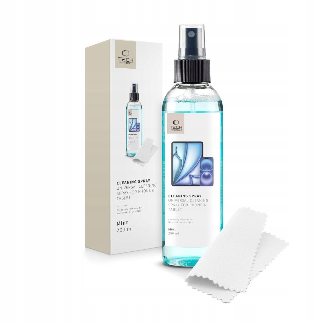 Płyn do czyszczenia ekranów 200 ml Tech-Protect miętowy