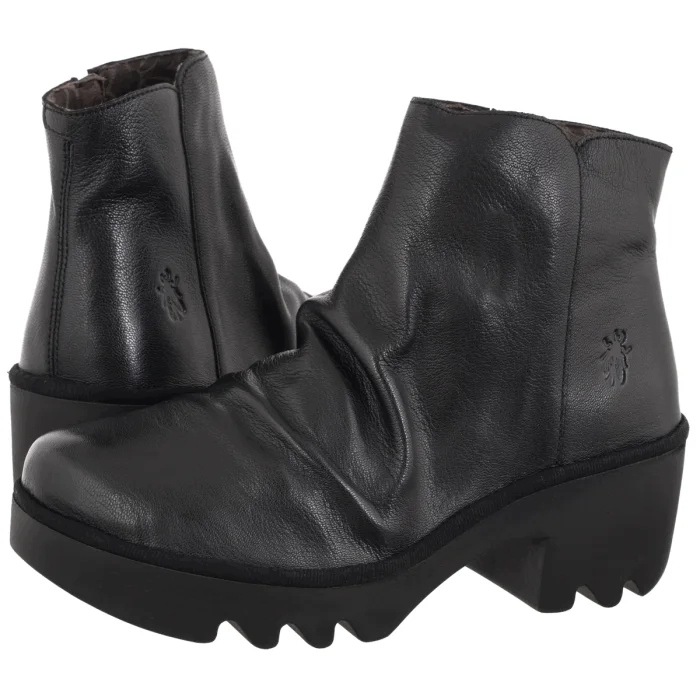 Dámské Dámské Kotníkové Boty Fly London Tulp592 Mousse Black P501592008 Černé