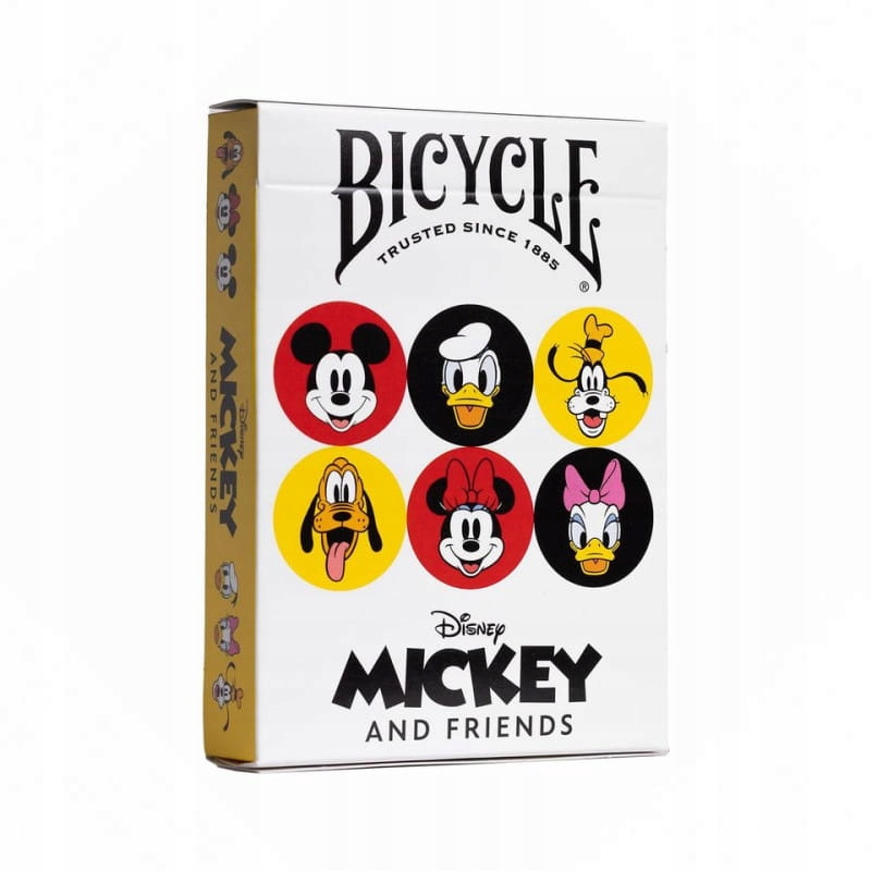 BICYCLE DISNEY KLASYKA KARTY TALIA 55 KART DO GRY POKER TYSIĄC OCZKO BRYDŻ