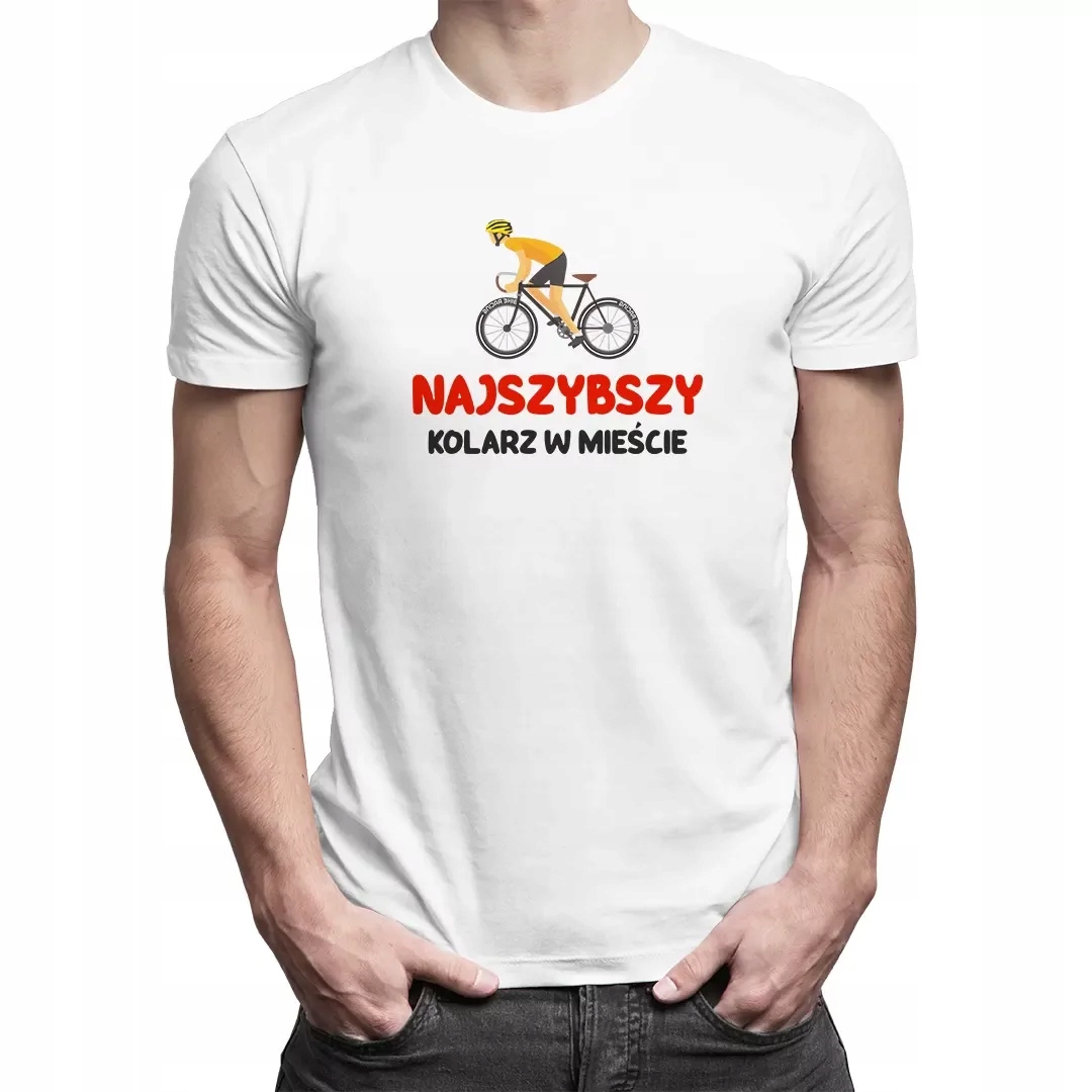 

Najszybszy kolarz w mieście koszulka rowerzysty
