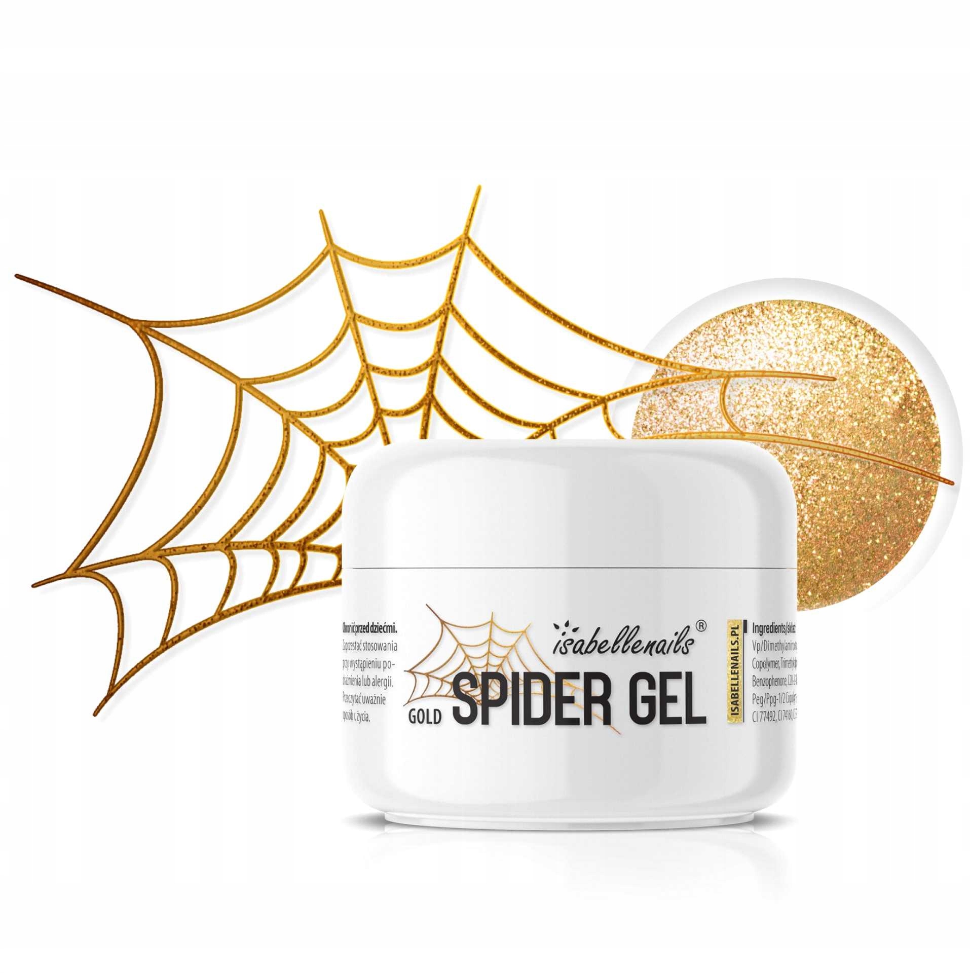 

Spider Gel Żel Gold Złoty Do Zdobień