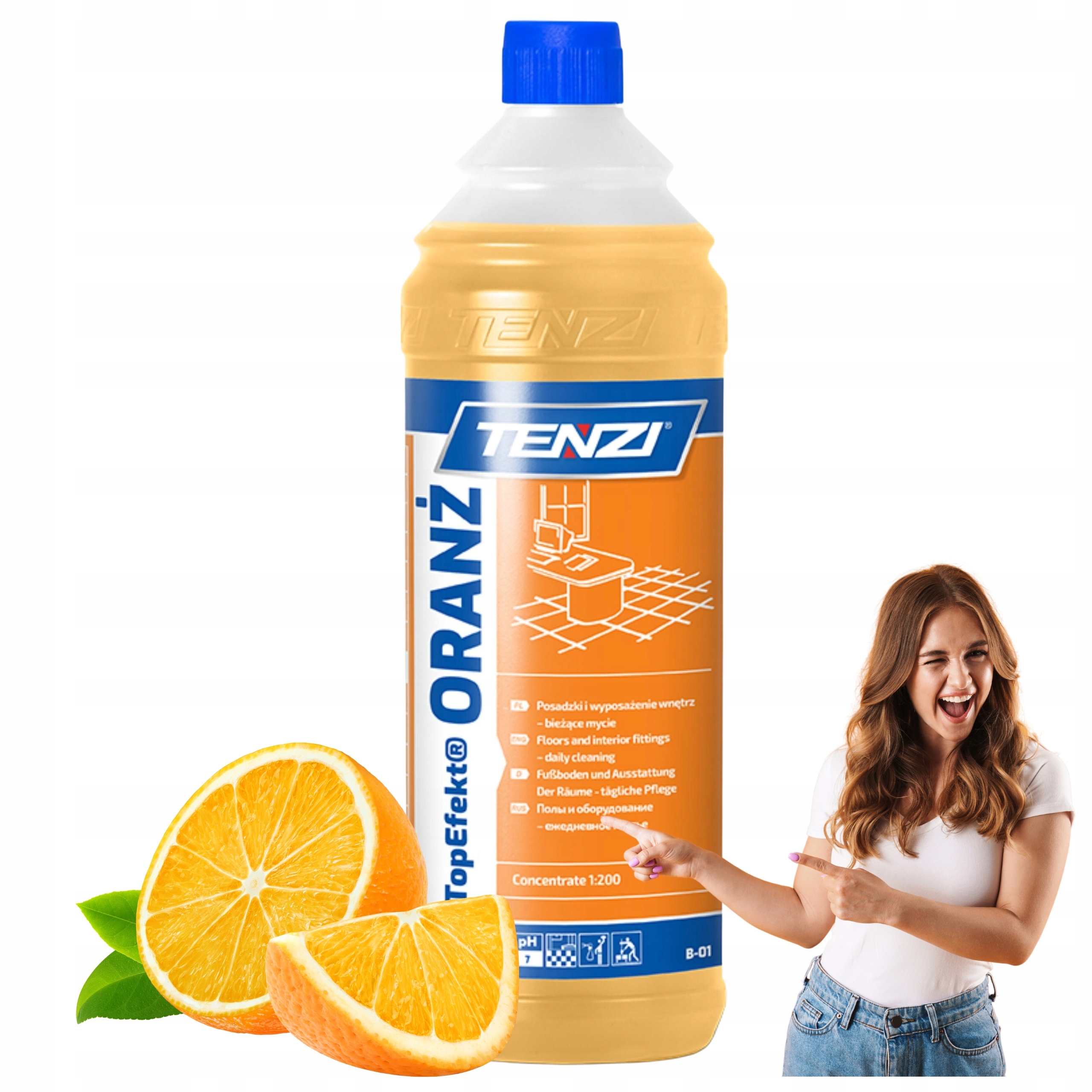 PŁYN DO MYCIA PODŁÓG POSADZEK PARKIETU 1L BEZ SMUG