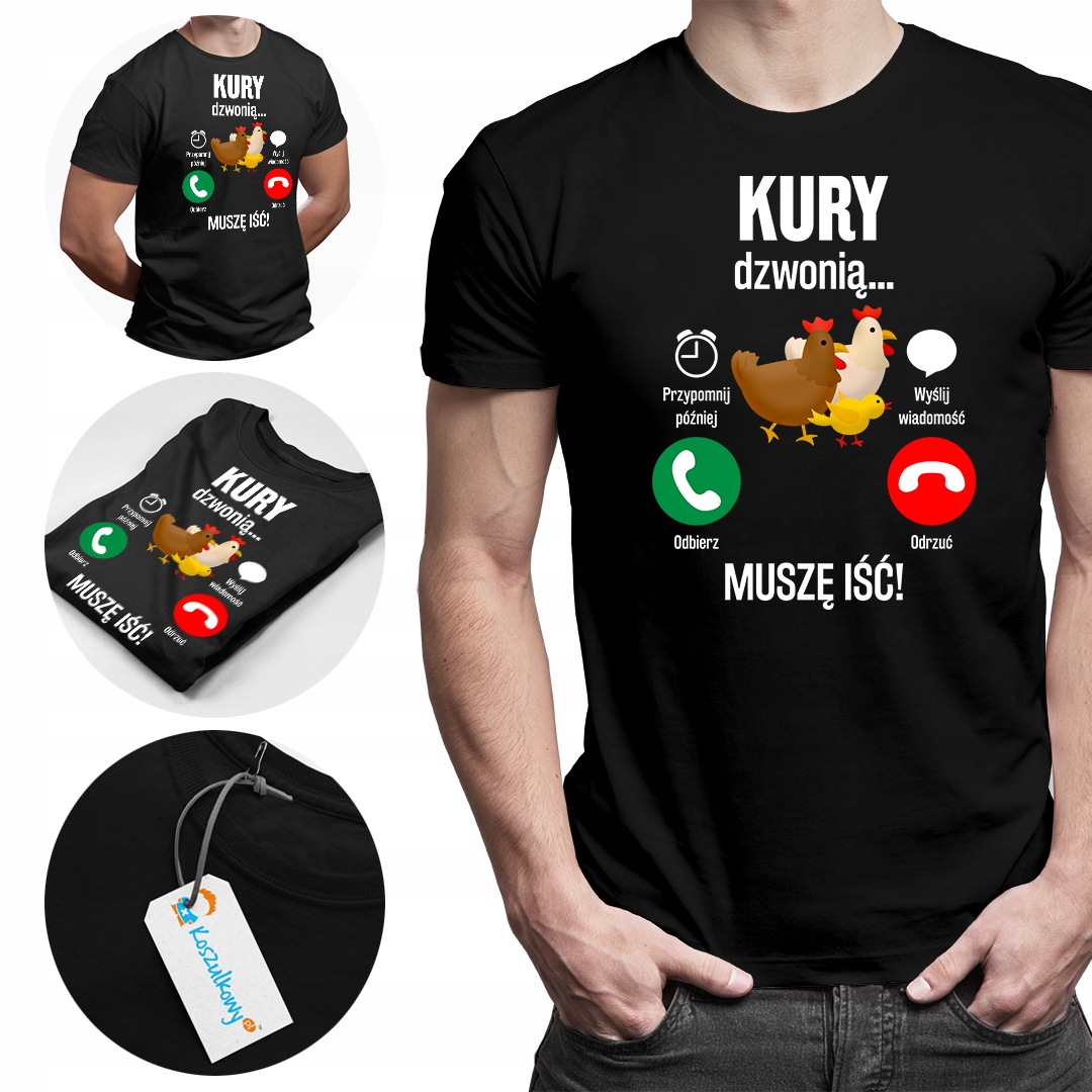 

Kury dzwonią, muszę iść koszulka dla hodowcy