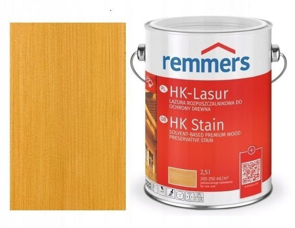 Hk Lazura Ochronna do drewna Remmers 5L Dąb Jasny