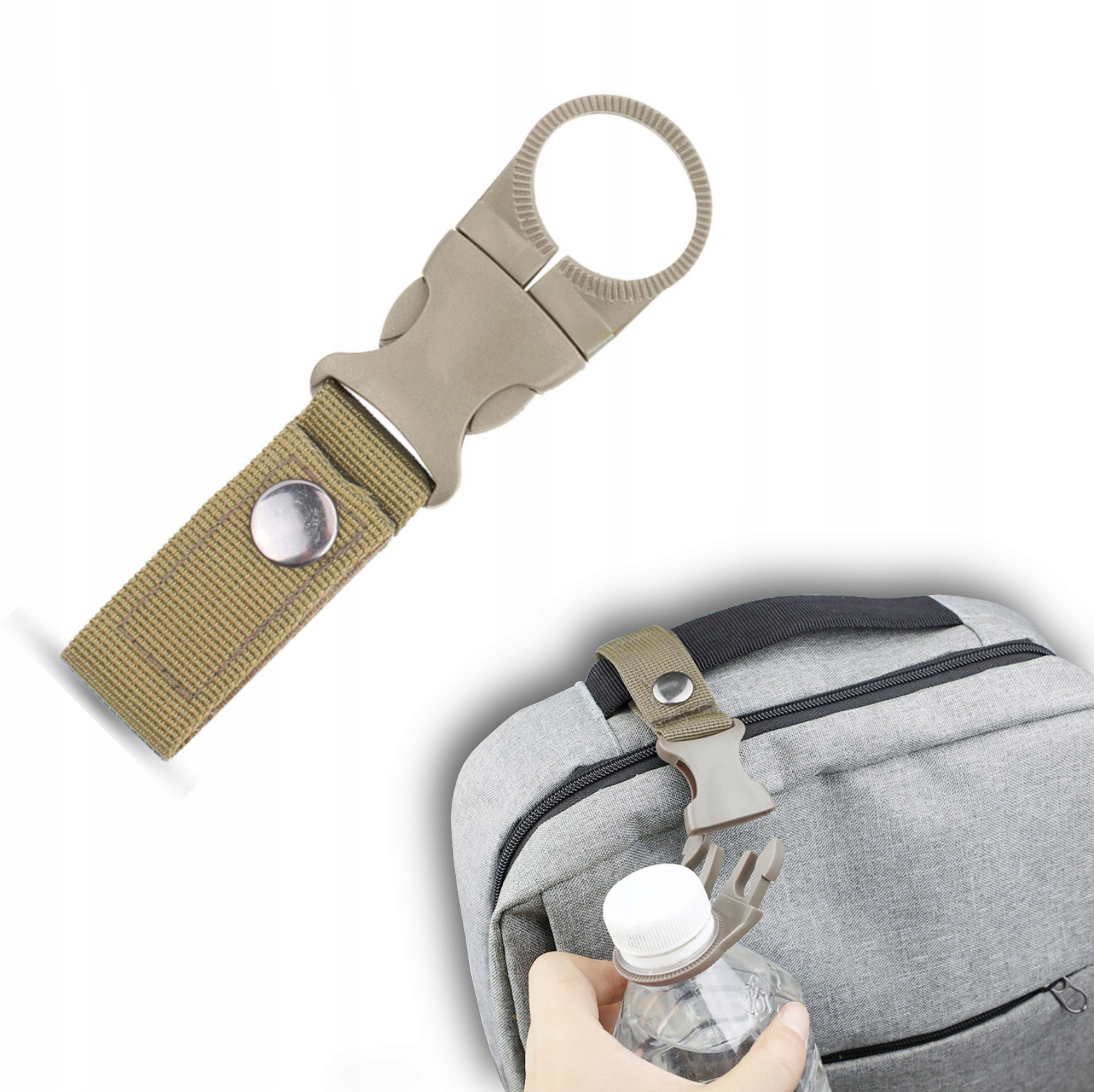 

Uchwyt Klips Molle Na Butelkę Mocny Olive