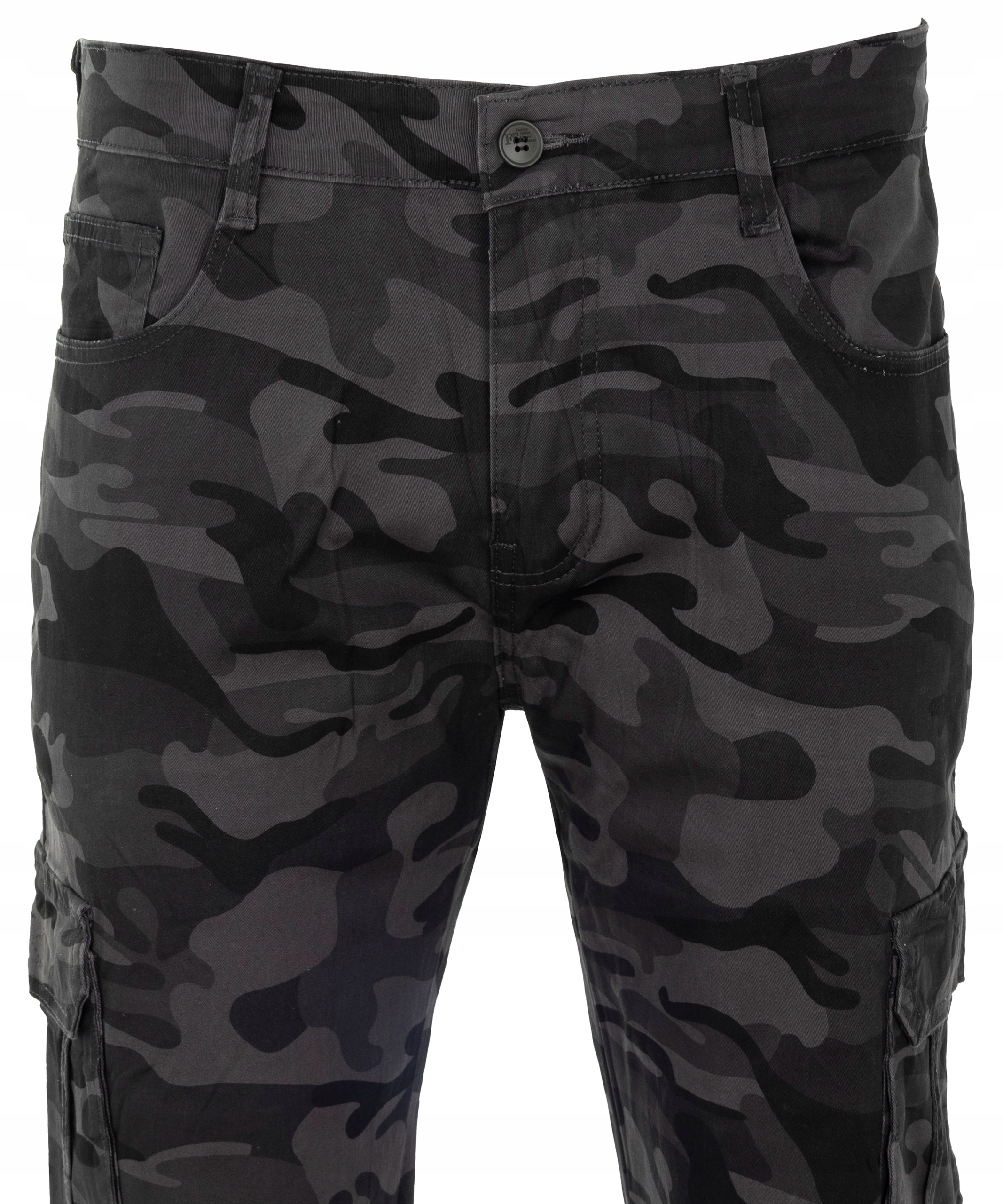 spodnie BOJÓWKI MORO BAWEŁNIANE CIEMNO-SZARE MORO GEMELLO W35 Długość nogawki długa