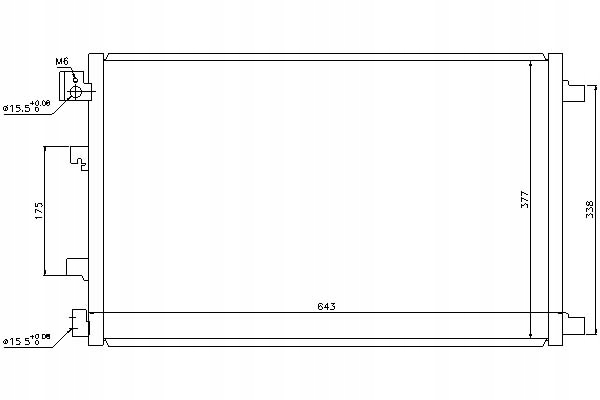 Nissens Kondenzátor Klimatizace Nissan Qashqai A 1.