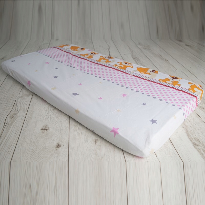 

Prześcieradło z gumką do łóżeczka 60x120 bawełna